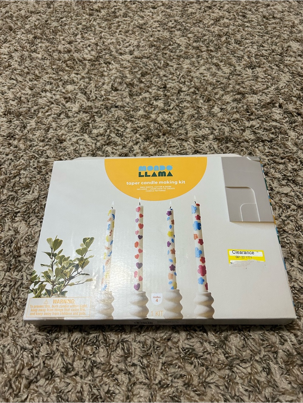Mondo Llama Taper Candle Making Kit